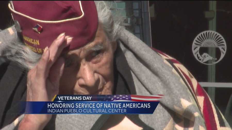 The Indian Pueblo Cultural Center honored Native American veterans Thursday, including a 99-year-old World War II Veteran who survived the Bataan Death March.