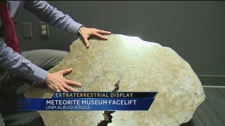 The meteorite exhibit at University of New Mexico has been in Albuquerque for more than 40 years. And in October, it got a much-needed face-lift.