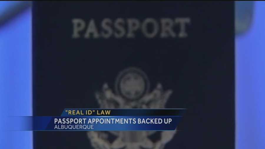 Pretty soon New Mexico Driver Licenses won't get you into federal facilities, as well as the airport. But getting a passport may take awhile.