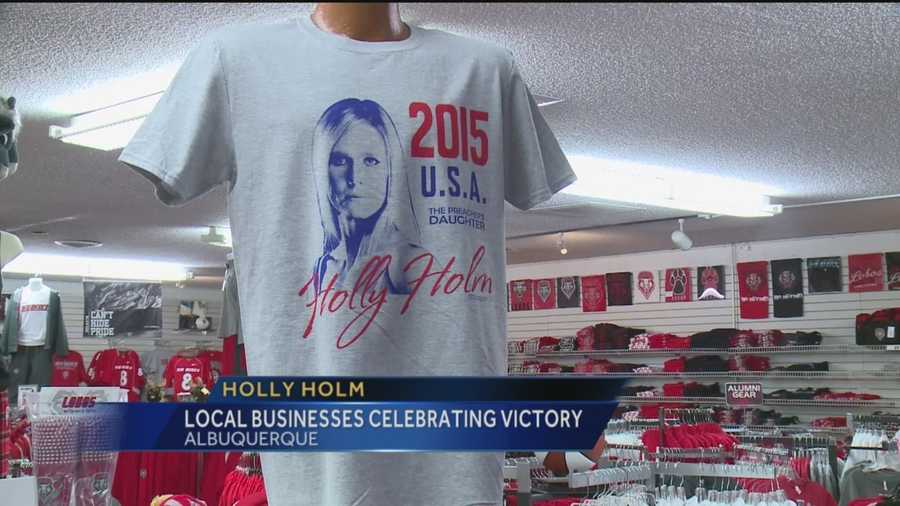 Holly Holm-mania has swept across New Mexico since the local fighter's upset victory in UFC 193.