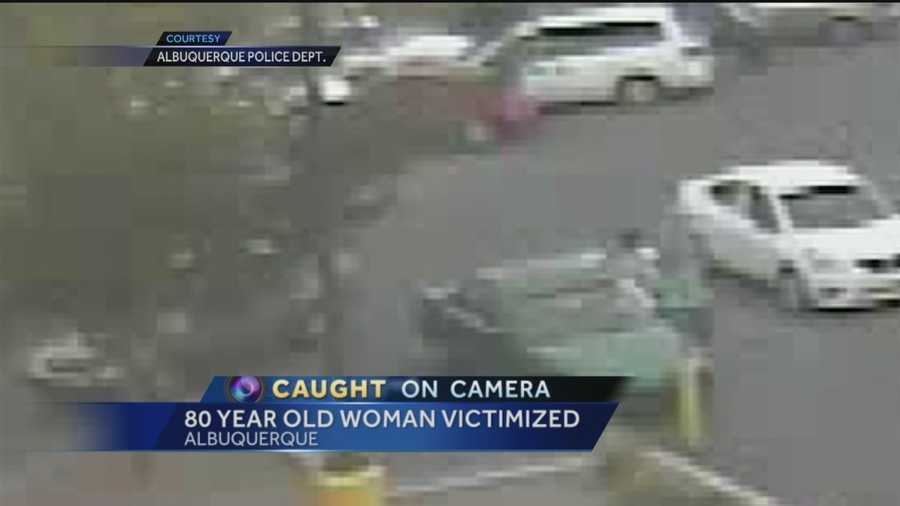 An assailant was caught on camera in a recent attack on an 80-year-old woman.