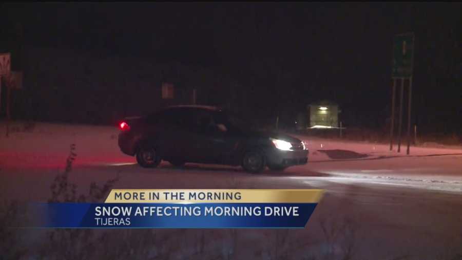 Snow Affecting Morning Drive