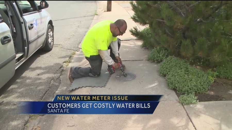 Santa Fe residents are complaining about high water bills and new, high-tech water meters could be to blame.