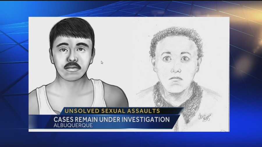 Police are still searching for two suspects accused in frightening sexual assaults involving joggers.