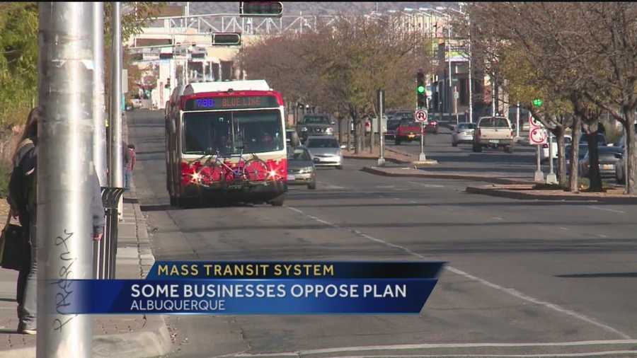 Some businesses oppose mass transit plan