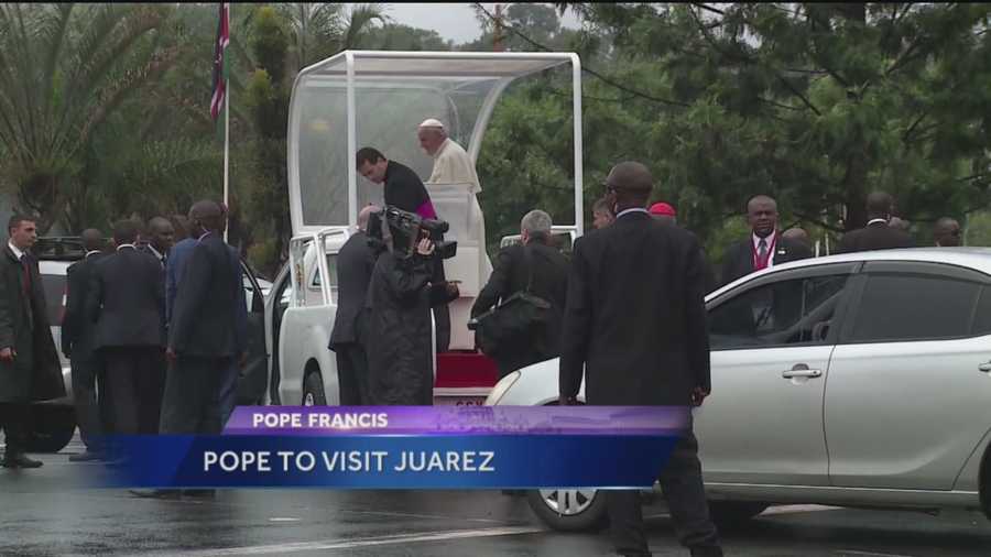 Pope Francis has revealed he's coming to a town just 30 minutes from New Mexico.