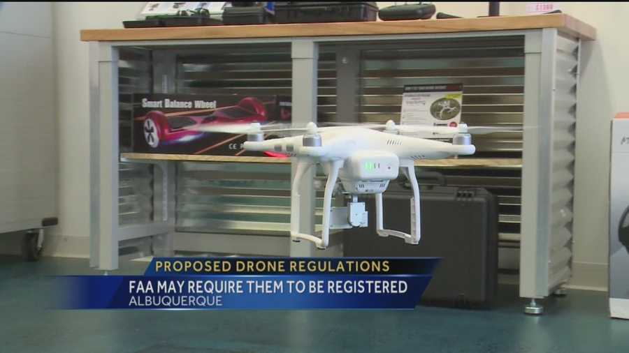 Federal officials are getting closer to making a nationwide "drone law." They've just come out with some suggested regulations that could make sure there's always a way to find out who's flying those gadgets.
