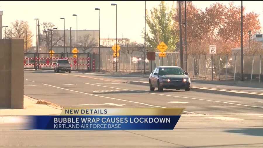 It was a scary scene at Kirtland Air Force Base Wednesday afternoon. Men in tactical gear and Humvees could be seen after phone calls were made to base security regarding an active shooter.