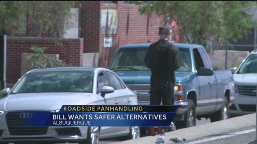 Panhandling is a common problem across Albuquerque, one city councilor says they're posing a safety threat to drivers and themselves.
