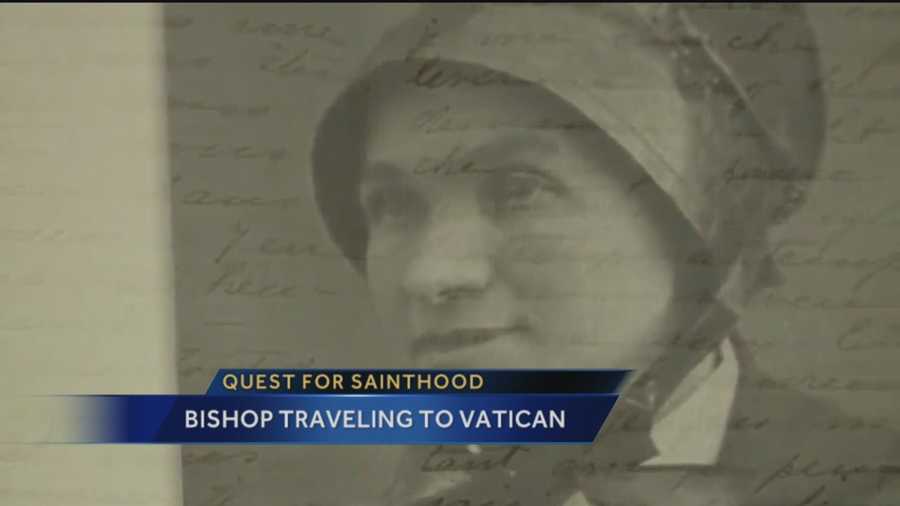 New Mexico could soon be one step closer to getting its first saint. Right now, a retired bishop is on his way to the Vatican to start the process of getting Sister Blandina canonized.