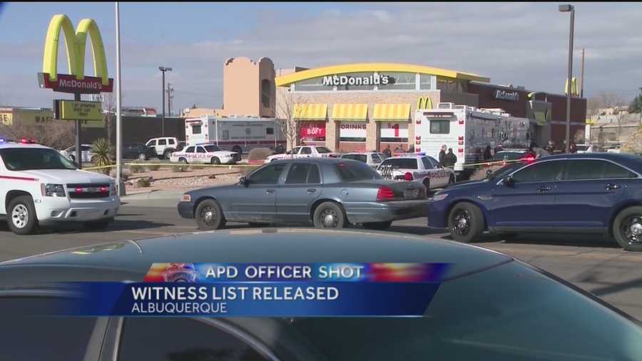 Blue-on-blue shooting witness list released