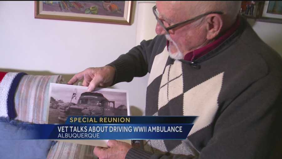 An ambulance driven in WWII is sitting in an Albuquerque museum, and the man who drove it lives here too. He discovered it by chance 71 years later.