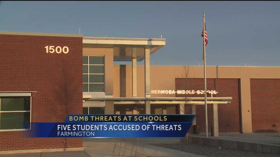 Police are taking recent bomb threats in the Farmington area very seriously.