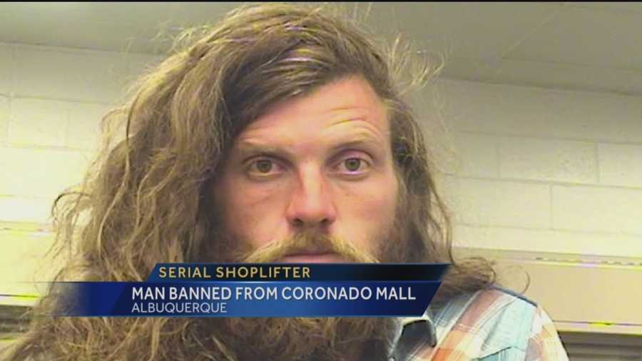 Police say a serial shoplifter was banned from stepping foot in Coronado Mall ever again. But investigators say so far, it's not stopping him.