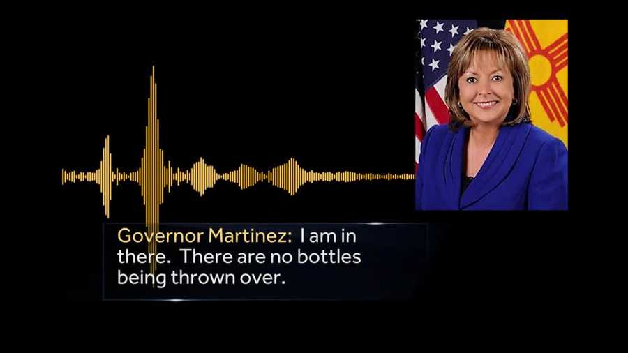A new recording has surfaced from Gov. Susana Martinez’s squabble at the Eldorado Hotel more than a week ago.