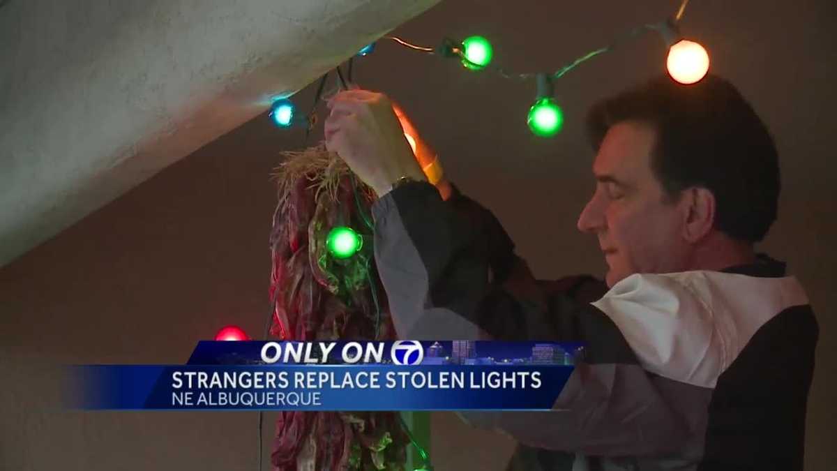 Stolen Christmas lights replaced for woman battling cancer