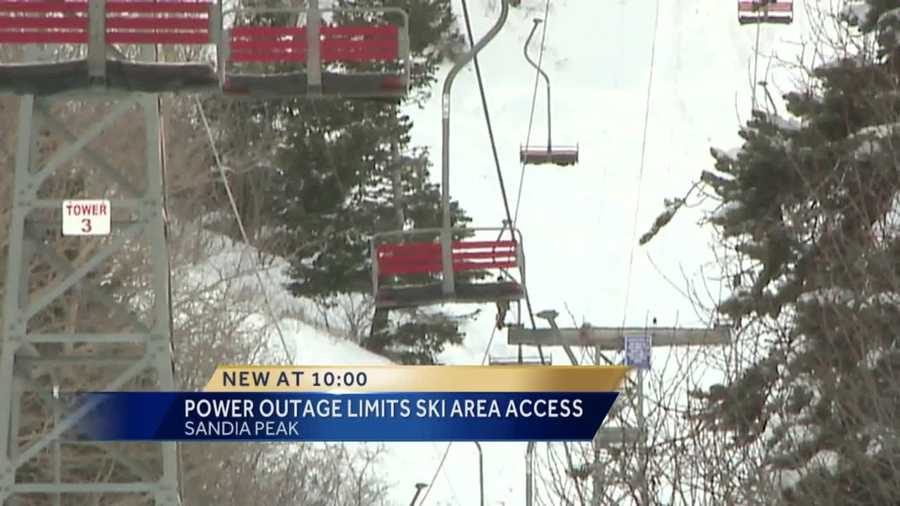The storm dumped several inches of snow on Sandia Peak. While it was a winter playground for skiers and snowboarders, the ski area did experience some issues.