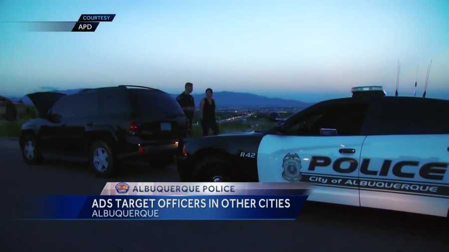 The Albuquerque police department is trying a new recruitment tactic. It's targeting cities where there's a long wait list to become a cop, or places where departments are paying low wages.