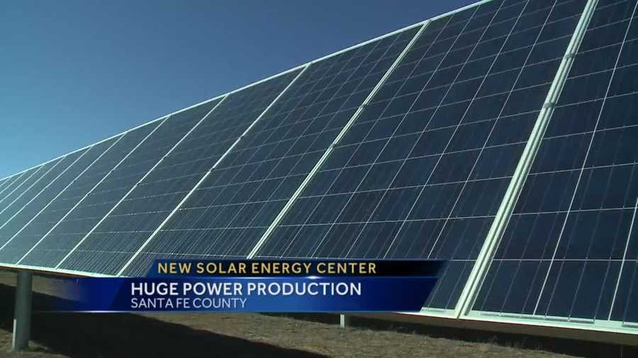 Today there's going to be a big dedication ceremony for a new solar farm.
