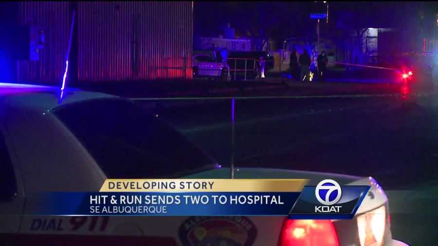 We're following a developing story in southeast albuquerque. Two people are in the hospital after they were hit by a car.