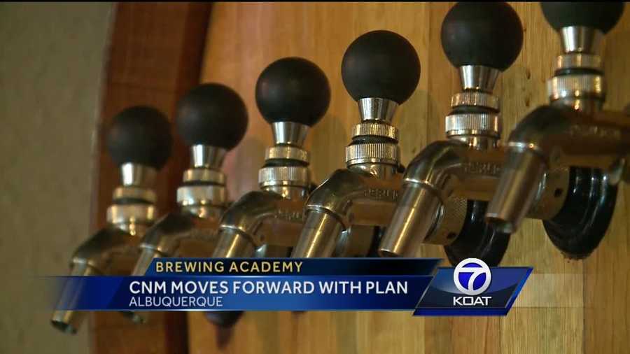 An Albuquerque school is moving forward with plans for a beer brewing academy.