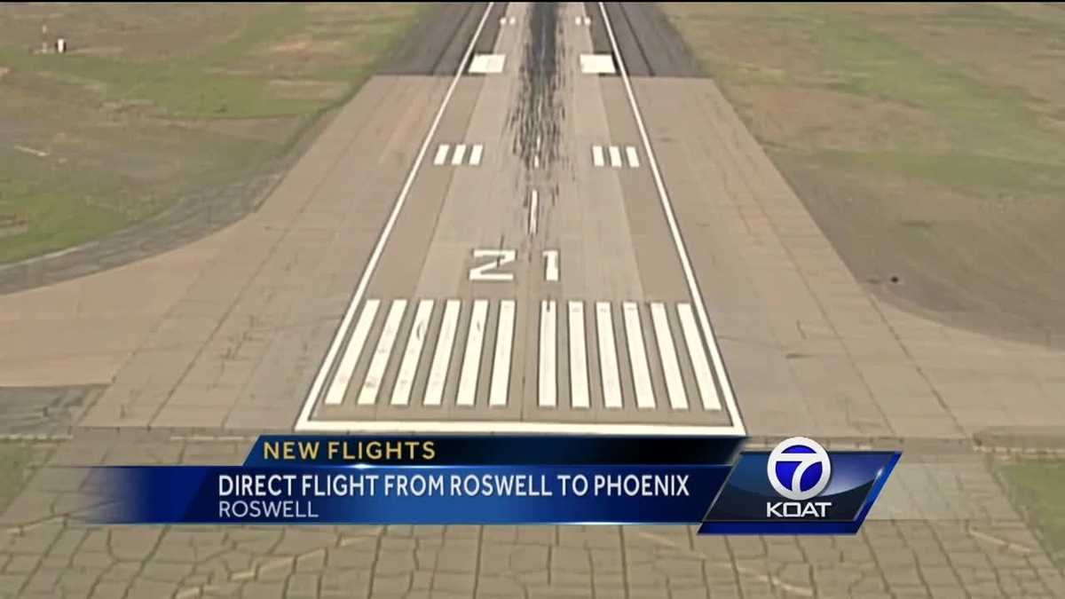 Direct flights from Roswell to Phoenix start today