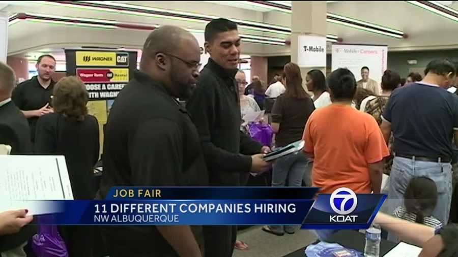 Workforce connection hosts one of these job fairs almost every week now.