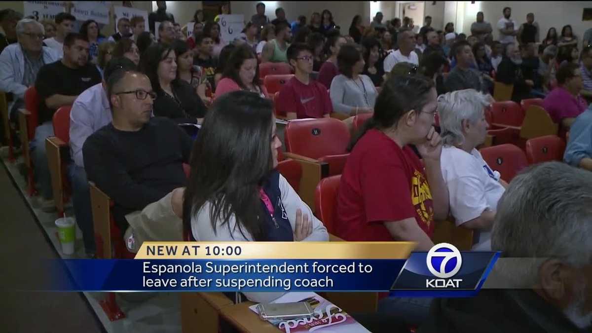 Superintendent resigns after coach suspension