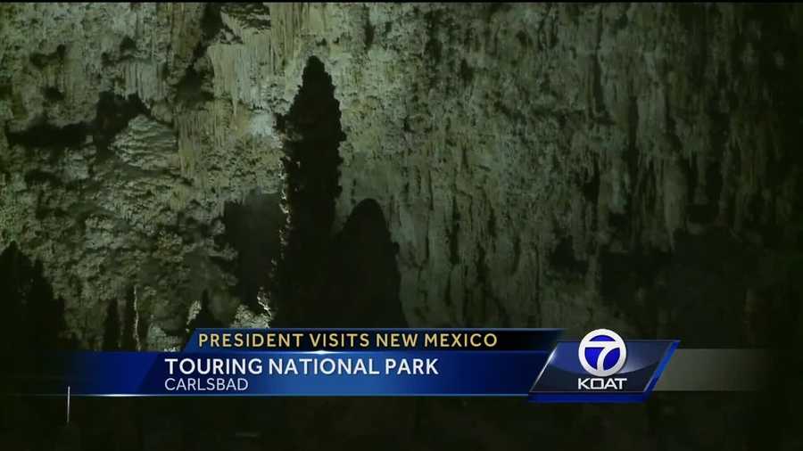 The First Family will visit the caverns to celebrate the 100th anniversary of the national park service.