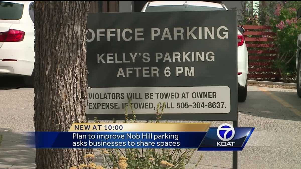Nob Hill parking problems, businesses may share spaces