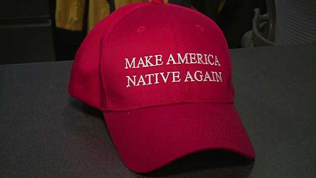 trump hat designer