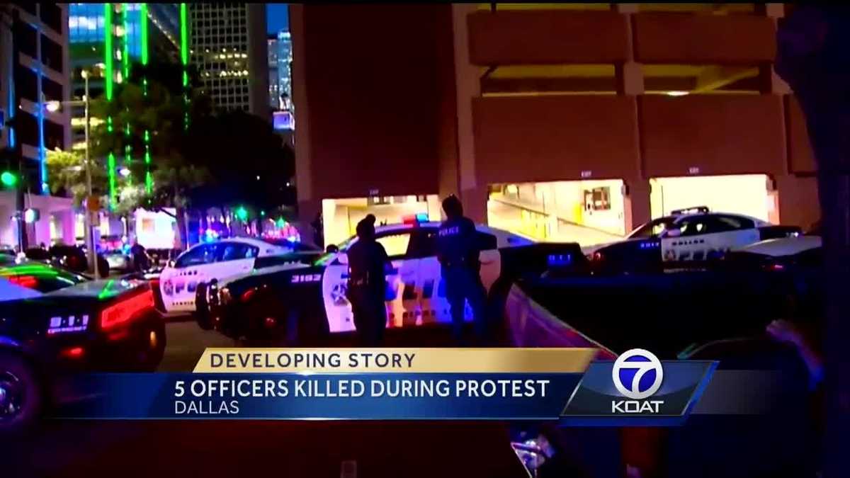 5 officers dead, 7 injured after shooting in Dallas