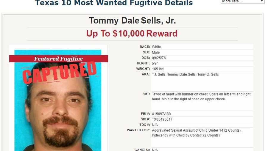 Officials arrest Texas Top 10 Most Wanted Fugitive in Albuquerque