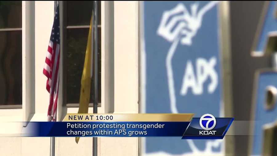Petition against new APS transgender rules grows