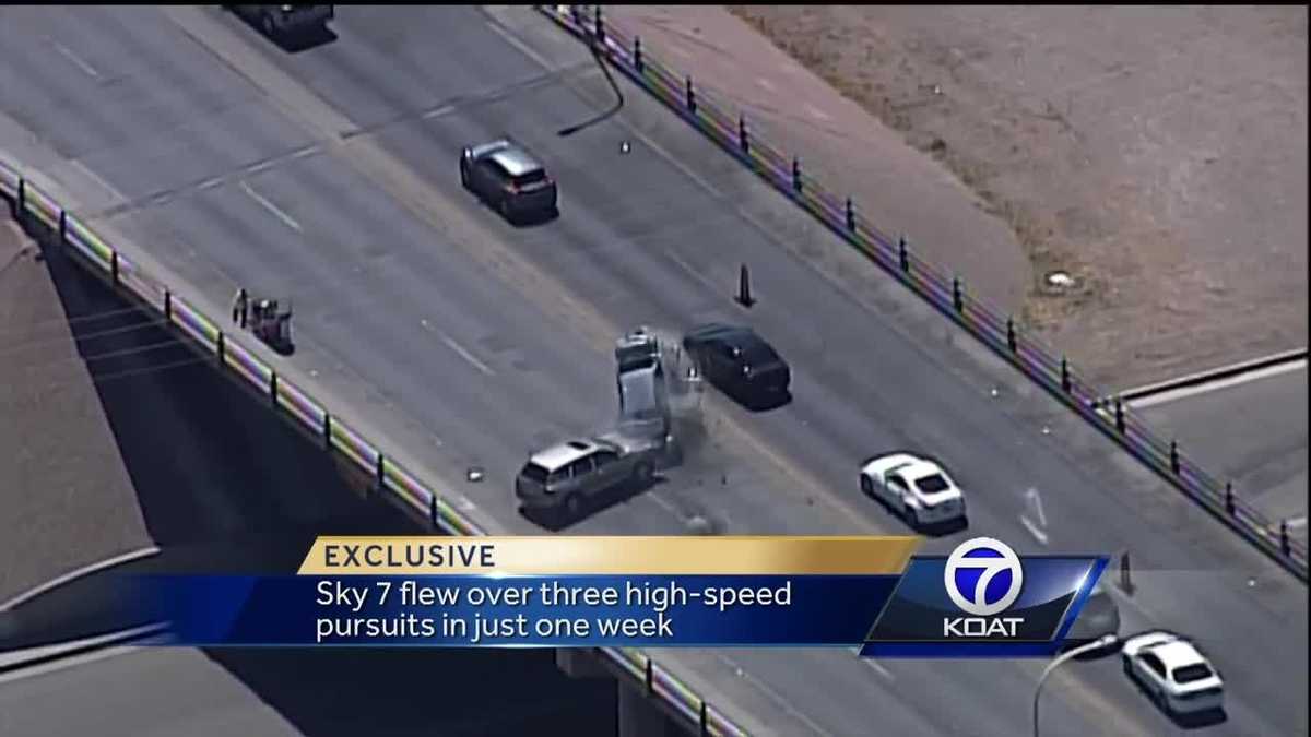 Exclusive video shows third highspeed chase in a week