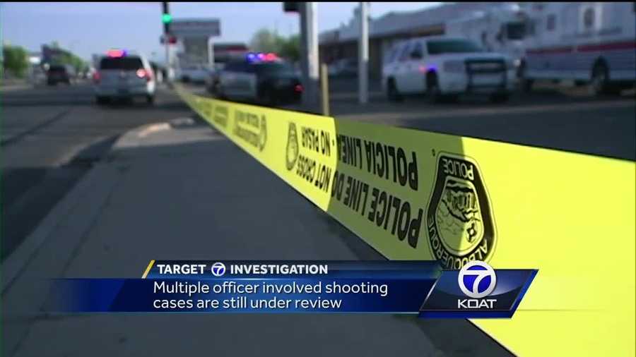 Multiple officer involved shooting cases are still under review.