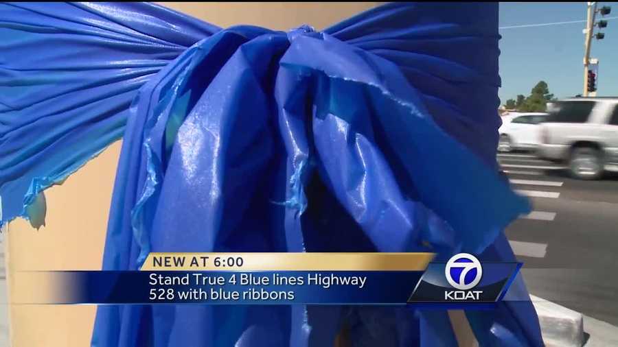 Blue Ribbons for Law Enforcement