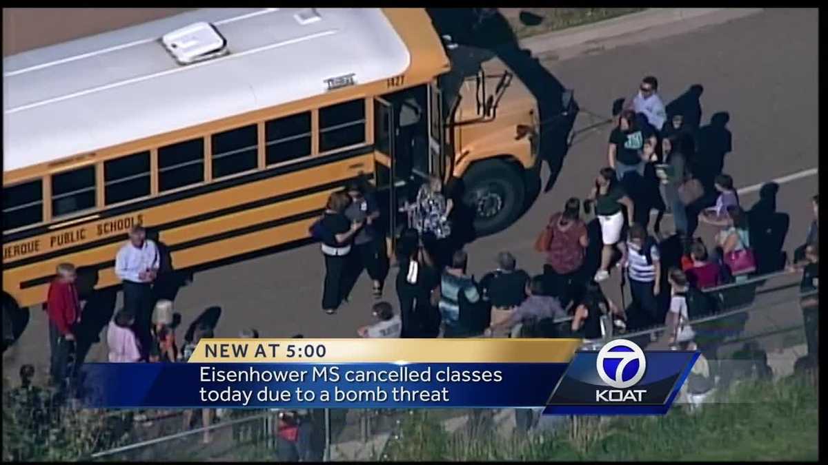 Bomb threat cancels classes at Eisenhower Middle School
