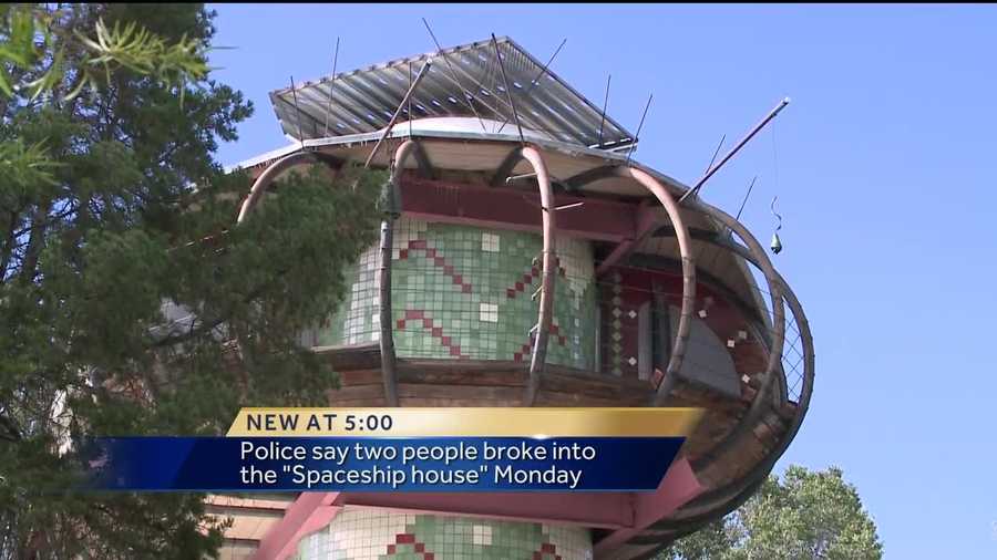 Famous Albuquerque Architect Bart Prince is devastated and disappointed that two people somehow broke into his place and ransacked several rooms.