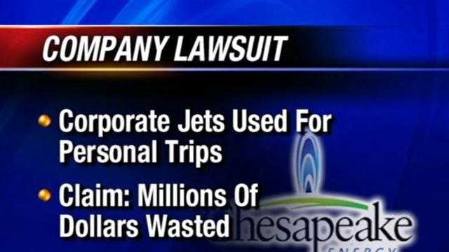This week a shareholder has filed suit against the company citing Chesapeake's corporate jet policy.