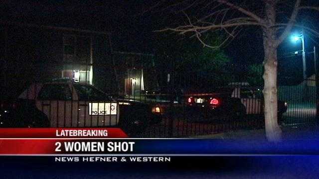 Two Oklahoma City women are recovering in the hospital Wednesday after they were both shot.