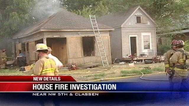 A house fire that sparked near Northwest 5th and Classen on Thursday is under investigation.