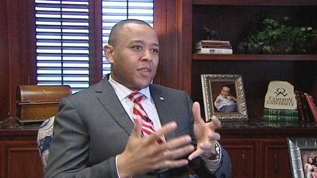 He is a sixth-generation Oklahoma who just made history becoming the first African-American Speaker of the House. The Republican lawmaker from Lawton, T.W. Shannon, says he is ready to lead.