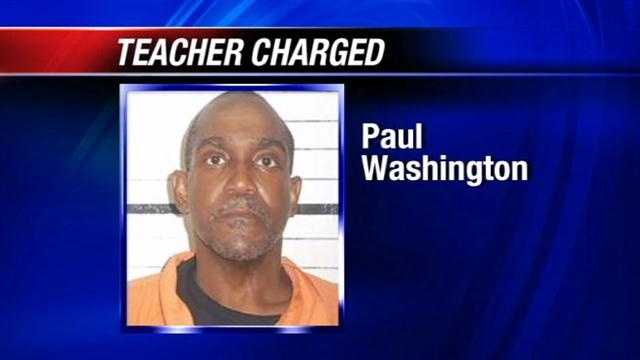 Police arrest an Oklahoma teacher for bringing guns and drugs to a junior high school. This happened in Muskogee. Court documents show Paul Washington also hit a student with "force and violence".