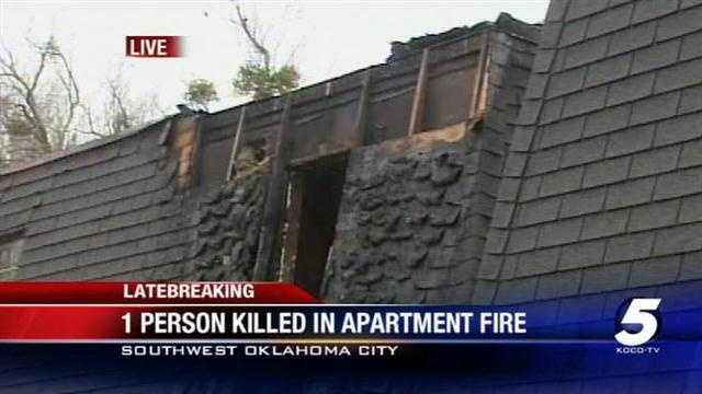 1 dead, several displaced in Oklahoma City apartment fire