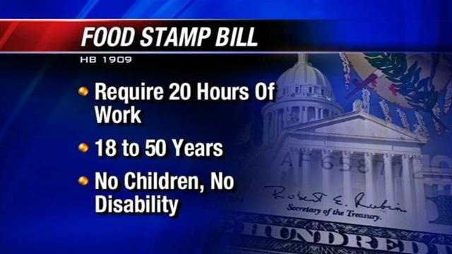 Oklahoma bill would require some food stamp recipients to work