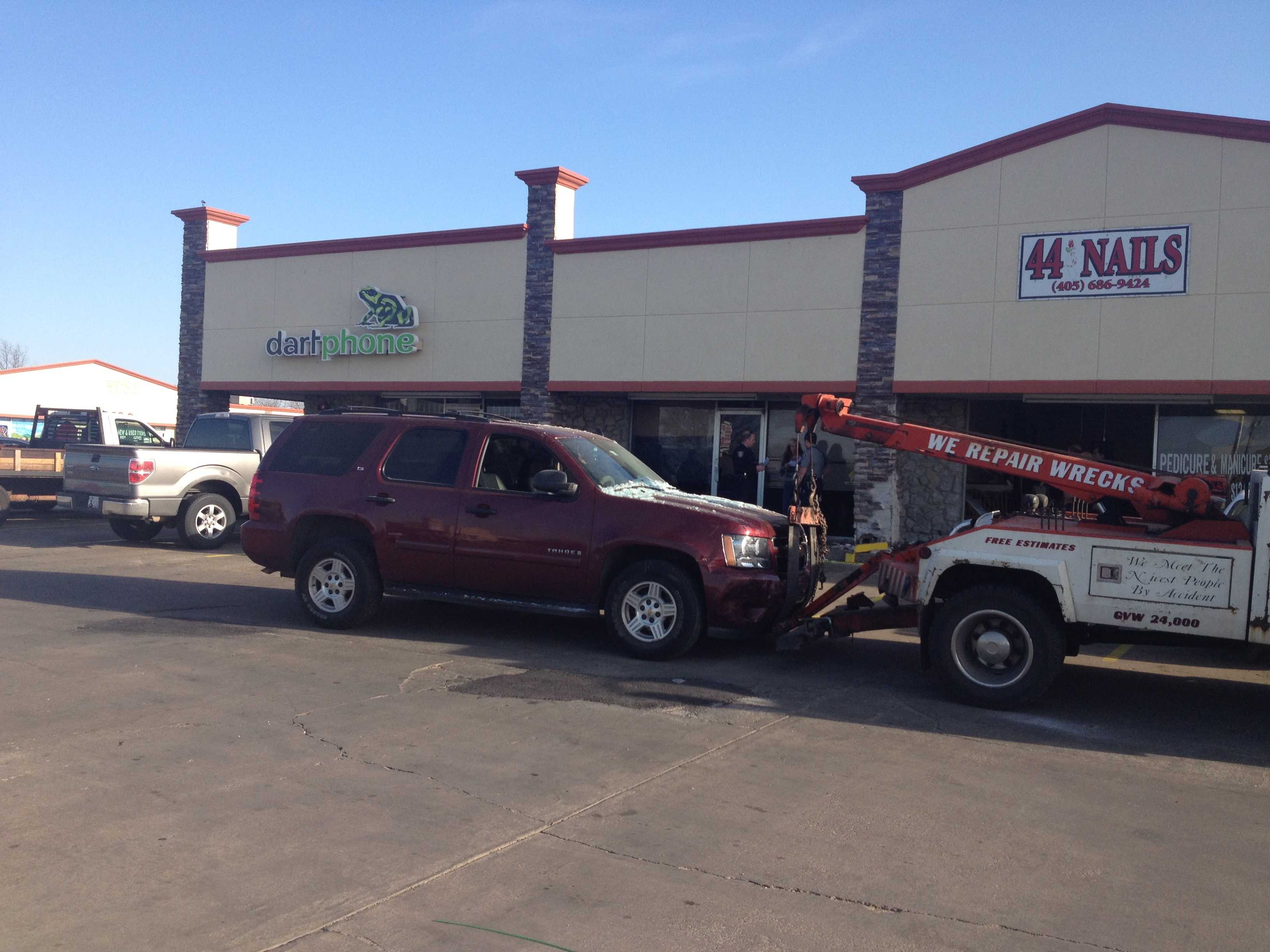 Photos: SUV Slams Into Oklahoma City Nail Salon