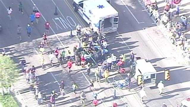 EMSA says 27 people were treated at the Oklahoma City Memorial Marathon.