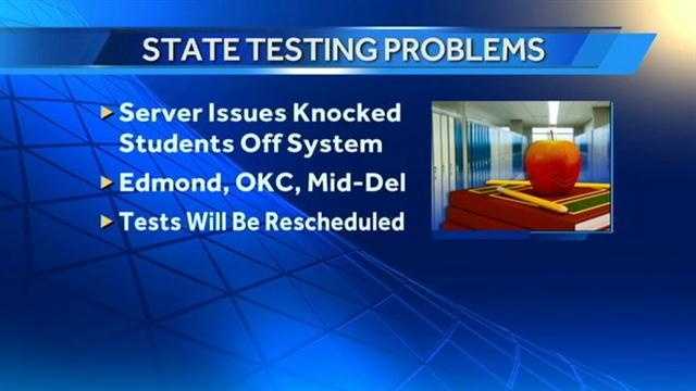 Some local students may have to take important state assessment tests all over again. It's all because of a server issue with the test company.