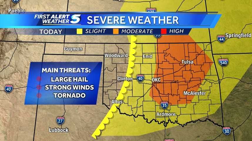 Tornado threat returns Thursday for parts of Oklahoma